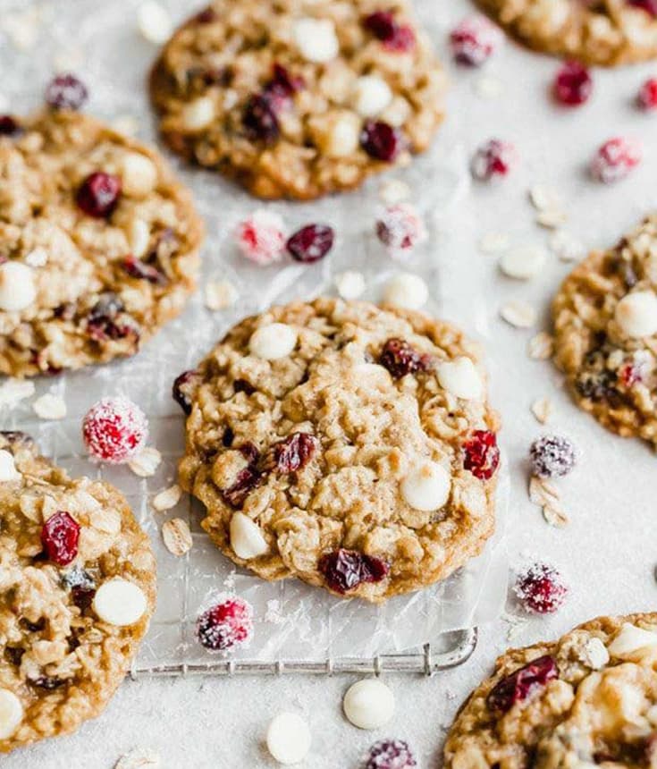 White Chocolate and Cranberry Cookie